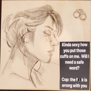 Hand-painted Irene Morgan Wood Tiles,  5 x 5 inches